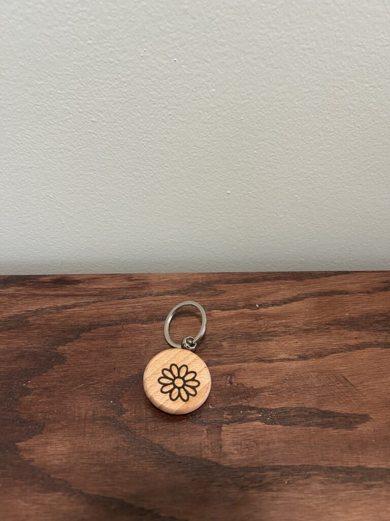 Handcrafted Personalized Wooden Keychain